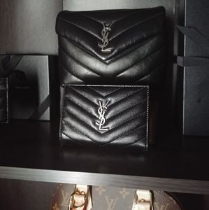 Saint Lauren Small Wallet Black